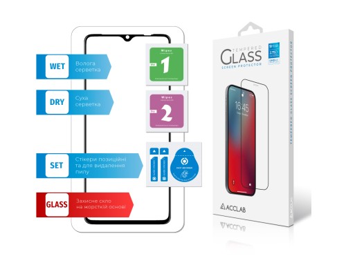 Скло захисне ACCLAB Full Glue Realme X2 Pro (1283126508387)