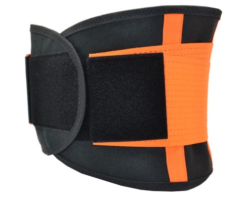 Пояс компресійний MadMax MFA-277 Slimming and Support Belt black/neon orange M (MFA-277-ORG_M)