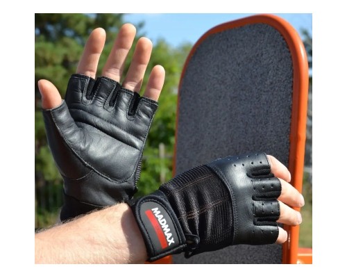 Рукавички для фітнесу MadMax MFG-248 Clasic Exclusive Black XXL (MFG-248-Black_XXL)