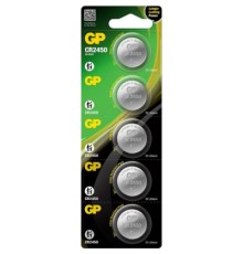 Батарейка Gp CR2450 Lithium 3.0V * 1 (відривається) (CR2450-8U5 / 4891199063954)