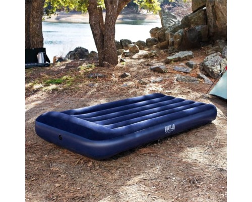 Матрац надувний BestWay Pavillo велюр Синій 99 х 188 х 30 см (BW 67680)