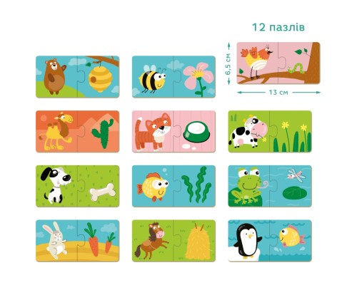 Пазл DoDo Дуо Хто що їсть (300118)