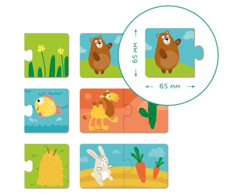 Пазл DoDo Дуо Хто що їсть (300118)