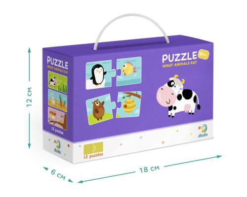 Пазл DoDo Дуо Хто що їсть (300118)