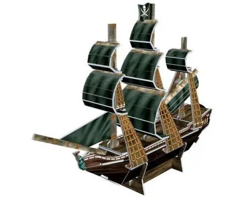 Пазл Cubic Fun 3D Корабель Помста Королеви Анни серія міні (S3031h)