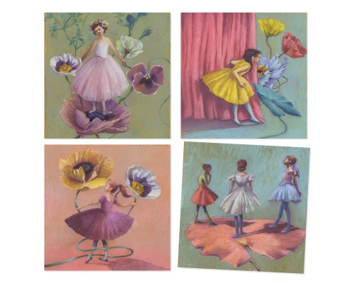 Набір для творчості Djeco Балерина аплікації (DJ09381)