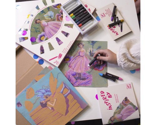 Набір для творчості Djeco Балерина аплікації (DJ09381)