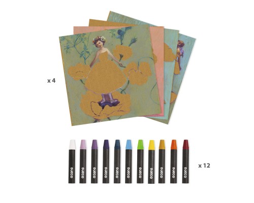 Набір для творчості Djeco Балерина аплікації (DJ09381)