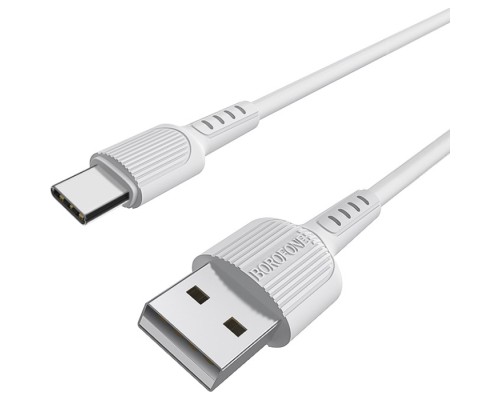 Дата кабель USB 2.0 AM to Type-C 1.0m BX16 Easy 2A White BOROFONE (BX16CW)