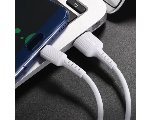Дата кабель USB 2.0 AM to Type-C 1.0m BX16 Easy 2A White BOROFONE (BX16CW)