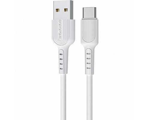 Дата кабель USB 2.0 AM to Type-C 1.0m BX16 Easy 2A White BOROFONE (BX16CW)