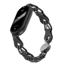 Ремінець до фітнес браслета Armorstandart Chain Wristband для Xiaomi Mi Band 8 Black (ARM69921)
