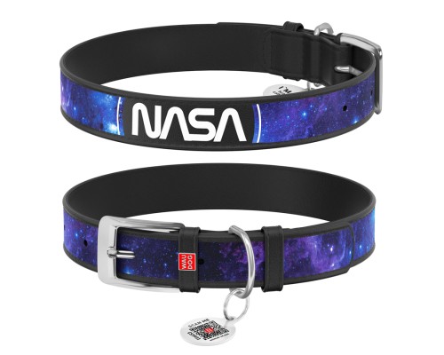 Нашийник для тварин WAUDOG Design з QR-паспортом 