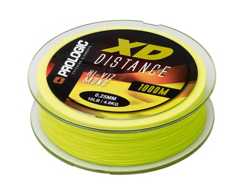 Волосінь Prologic XD Distance Mono 1000m 0.28mm 5.60kg 12Lb Hi-Viz Yellow (1846.19.14)