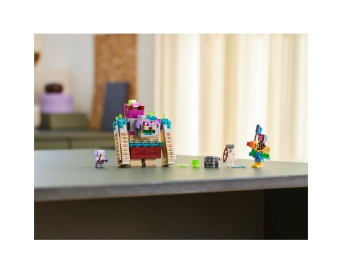 Конструктор LEGO Minecraft Сутичка з пожирачем 420 деталей (21257)