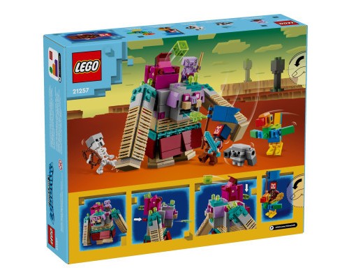 Конструктор LEGO Minecraft Сутичка з пожирачем 420 деталей (21257)