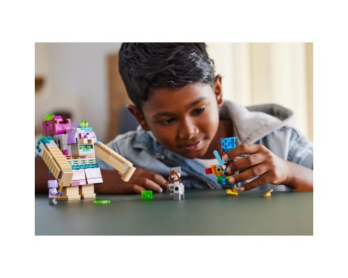 Конструктор LEGO Minecraft Сутичка з пожирачем 420 деталей (21257)