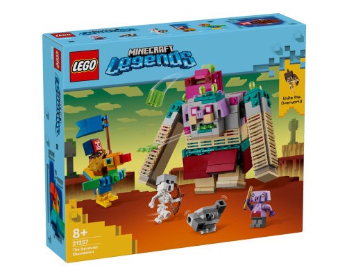 Конструктор LEGO Minecraft Сутичка з пожирачем 420 деталей (21257)