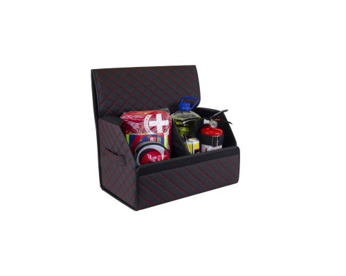 Сумка-органайзер EVAtech ECO M чорна з червоною ниткою (EHECEMBRBB)