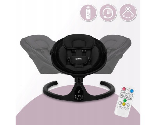 Крісло-гойдалка MoMi Kenani Onyx Black (BULE00038)