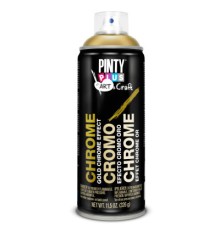 Фарба-аерозоль Pintyplus хром-ефект ART & CRAFT, Золото, 200 мл (8429576122008)