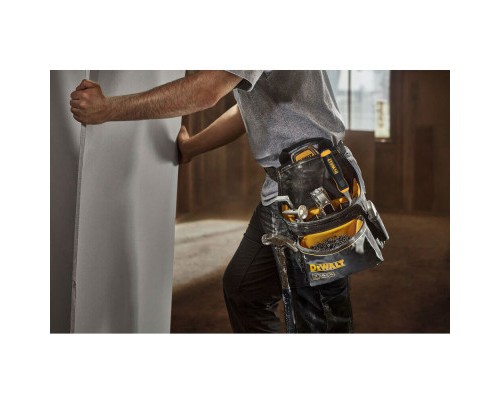 Сумка для інструмента DeWALT PRO з поясом та скобою для молотка, 12 кишень (DWST40101-1)