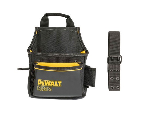 Сумка для інструмента DeWALT PRO з поясом та скобою для молотка, 12 кишень (DWST40101-1)