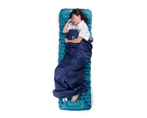 Спальний мішок Naturehike надлегкий LW180 NH21MSD04 лівий (15°C) p-p XL темно-блакитний (6927595788172-L)