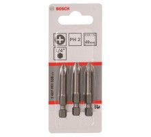Набір біт Bosch Extra-Hart PH2, 49мм, 3шт (2.607.001.528)
