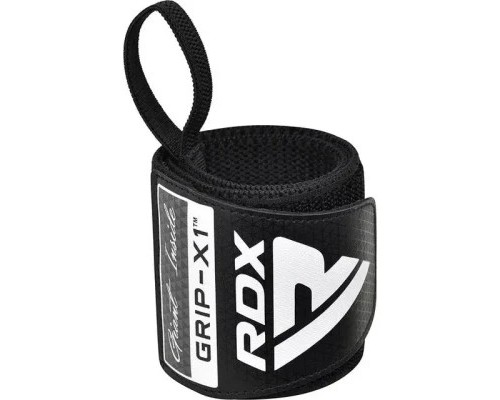 Бинт для спорту RDX для зап'ястя WR11 GYM Wrist Wrap Black/Grey (WAH-WR11BG)