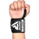 Бинт для спорту RDX для зап'ястя WR11 GYM Wrist Wrap Black/Grey (WAH-WR11BG)
