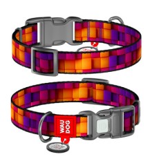 Нашийник для тварин WAUDOG Nylon з QR паспортом 