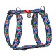 Шлея для собак WAUDOG Nylon з QR-паспортом анатомічна H-подібна 