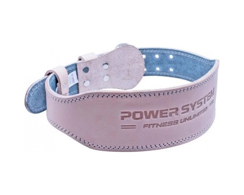 Атлетичний пояс Power System PS-3000 Power Natural шкіряний M (PS-3000_M_Natural)