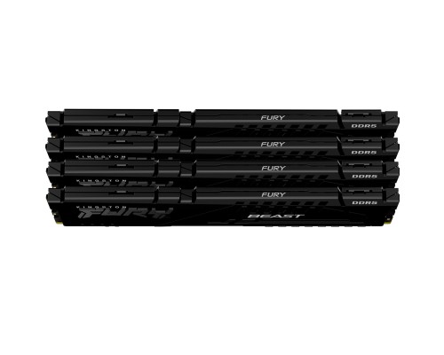 Модуль пам'яті для комп'ютера DDR5 128GB (4x32GB) 5600 MHz Beast Black XMP Kingston Fury (ex.HyperX) (KF556C40BBK4-128) Модуль пам'яті для комп'ютера DDR5 128GB (4x32GB) 5600 MHz Beast Black XMP Kingston Fury (ex.HyperX) (KF556C40BBK4-128)