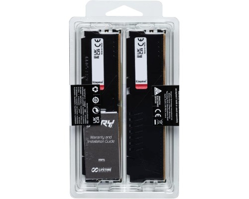Модуль пам'яті для комп'ютера DDR5 128GB (4x32GB) 5600 MHz Beast Black XMP Kingston Fury (ex.HyperX) (KF556C40BBK4-128) Модуль пам'яті для комп'ютера DDR5 128GB (4x32GB) 5600 MHz Beast Black XMP Kingston Fury (ex.HyperX) (KF556C40BBK4-128)