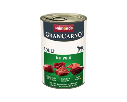Консерви для собак Animonda з яловичиною і дичиною 400 г (4017721824781)