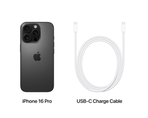 Мобільний телефон Apple iPhone 16 Pro 256GB Black Titanium (MYNH3)