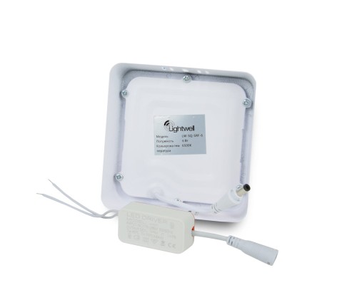 Світильник Lightwell LW-SQ-SRF-6 6 W