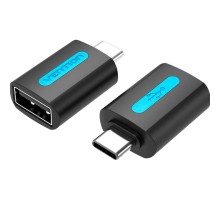 Перехідник USB 2.0 Type-C to USB AF (OTG) Vention (CDTB0)