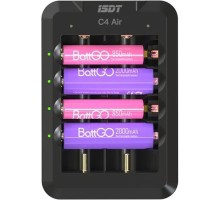Зарядний пристрій для акумуляторів iSDT C4 Air Quick Battery Charger (iSDT-C4)