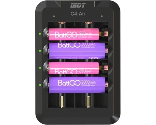 Зарядний пристрій для акумуляторів iSDT C4 Air Quick Battery Charger (iSDT-C4)
