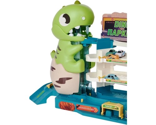Ігровий набір ZIPP Toys Dino паркінг електричний, 6 машинок (3311A)