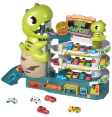 Ігровий набір ZIPP Toys Dino паркінг електричний, 6 машинок (3311A)