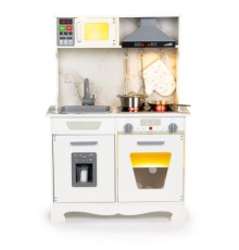 Ігровий набір Ecotoys дерев'яна ігрова кухня зі звуковими та світловими ефектами (TL10181)