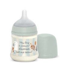 Пляшечка для годування Suavinex Wonderland 150 мл, фізіологічна, повільний потік, світло-зелена (308745)
