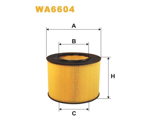Повітряний фільтр для автомобіля Wixfiltron WA6604
