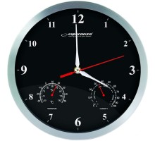 Настінний годинник Esperanza Wall Clock Washington 30 см Black (EHC008K)