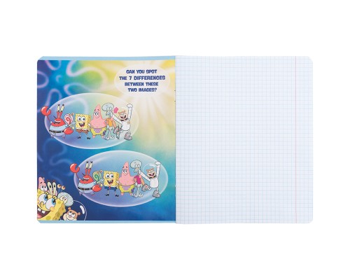 Зошит Kite SpongeBob SquarePants, 12 аркушів, клітинка (SB25-232)