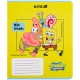 Зошит Kite SpongeBob SquarePants, 12 аркушів, клітинка (SB25-232)